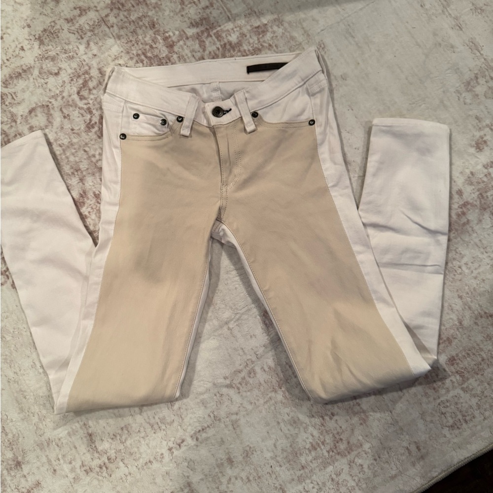 Rag & Bone Cream and Tan Pants